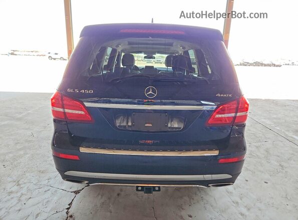 4JGDF6EEXKB207313 2019 MERCEDES-BENZ GLS Blue Widok z tyłu