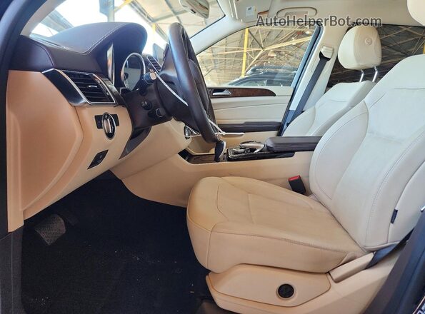 4JGDF6EEXKB207313 2019 MERCEDES-BENZ GLS Blue Widok wnętrza z przodu