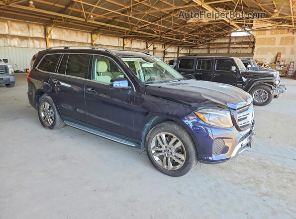 4JGDF6EEXKB207313 2019 MERCEDES-BENZ GLS Blue Przód prawy