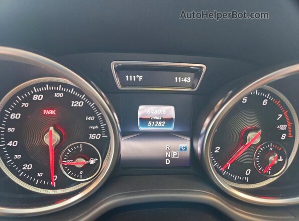 4JGDF6EEXKB207313 2019 MERCEDES-BENZ GLS Blue Widok zestawu wskaźników