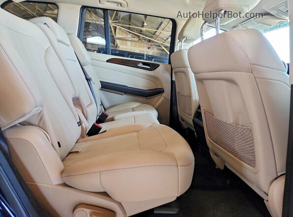 4JGDF6EEXKB207313 2019 MERCEDES-BENZ GLS Blue Widok wnętrza z tyłu