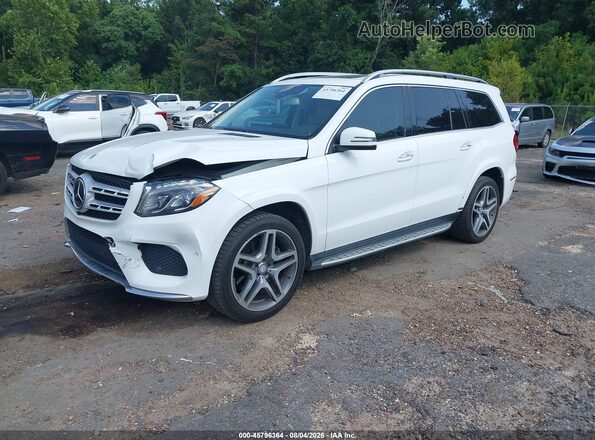 4JGDF7DE0HA850209 2017 MERCEDES-BENZ GLS 550 White Передня ліва чверть