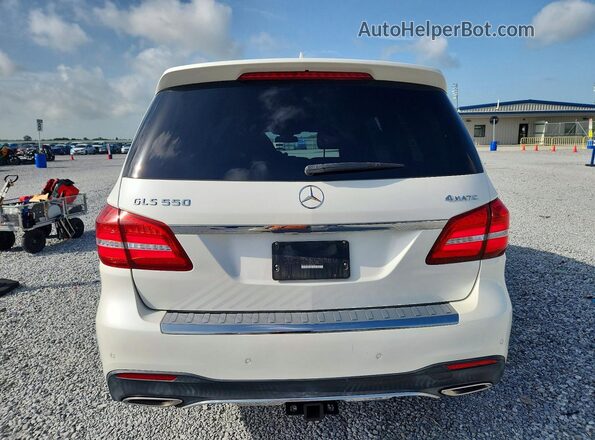 4JGDF7DE1HA800144 2017 MERCEDES-BENZ GLS White Widok z tyłu
