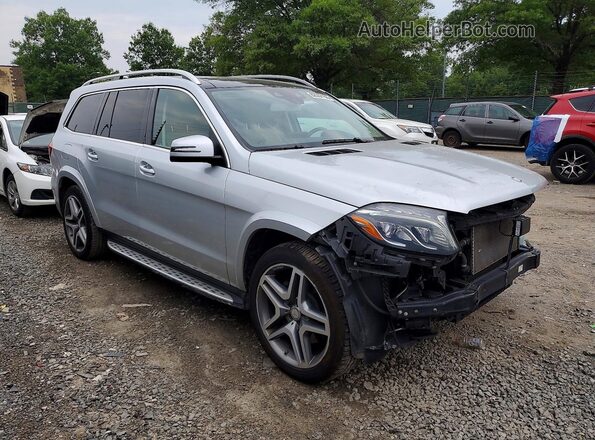 4JGDF7DE1HA805697 2017 MERCEDES-BENZ GLS Silver Przód prawy