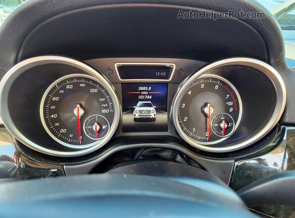 4JGDF7DE4HA744944 2017 MERCEDES-BENZ GLS Silver Սարքավորումների վահանակի տեսք
