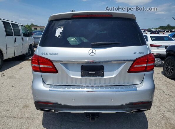 4JGDF7DE4HA800462 2017 MERCEDES-BENZ GLS Silver Вид ззаду