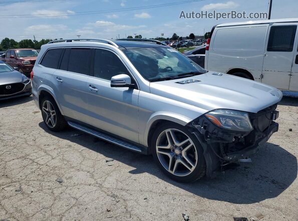 4JGDF7DE4HA800462 2017 MERCEDES-BENZ GLS Silver Передня права чверть