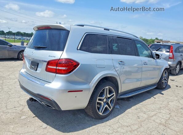 4JGDF7DE4HA800462 2017 MERCEDES-BENZ GLS Silver Задня права чверть