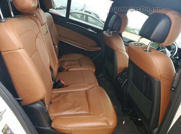 4JGDF7DE5JB033673 2018 MERCEDES-BENZ GLS White Widok wnętrza z tyłu