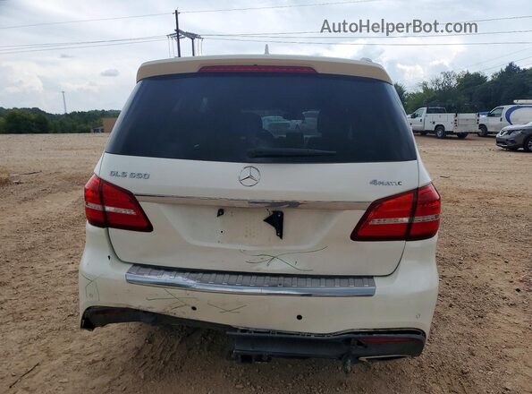 4JGDF7DE5JB033673 2018 MERCEDES-BENZ GLS White Widok z tyłu