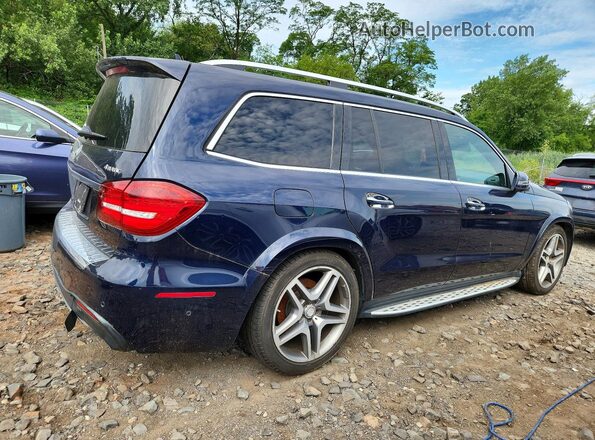 4JGDF7DE6HA809499 2017 MERCEDES-BENZ GLS Blue Rear right