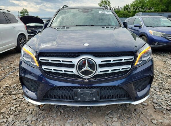 4JGDF7DE6HA809499 2017 MERCEDES-BENZ GLS Blue Front view