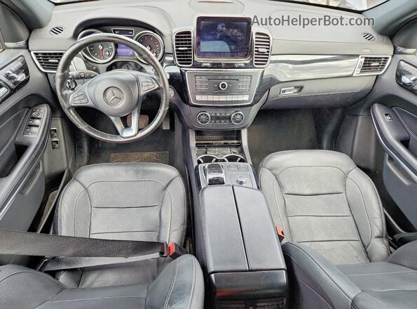 4JGDF7DE6HA809499 2017 MERCEDES-BENZ GLS Blue Dashboard view