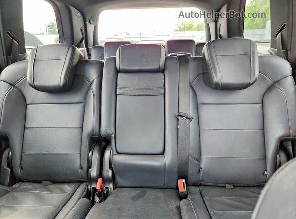 4JGDF7DE6HA809499 2017 MERCEDES-BENZ GLS Blue Rear seats view