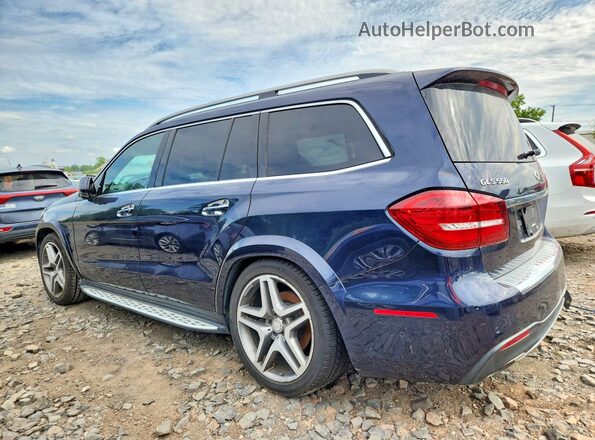 4JGDF7DE6HA809499 2017 MERCEDES-BENZ GLS Blue Rear left