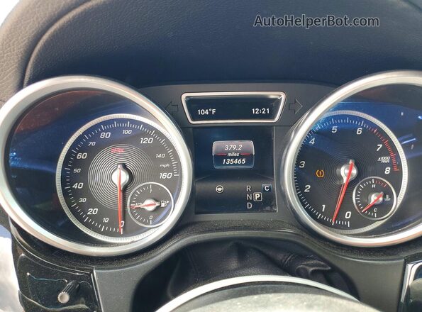 4JGDF7DE7HA906985 2017 MERCEDES-BENZ GLS Black Vista del cuadro de instrumentos