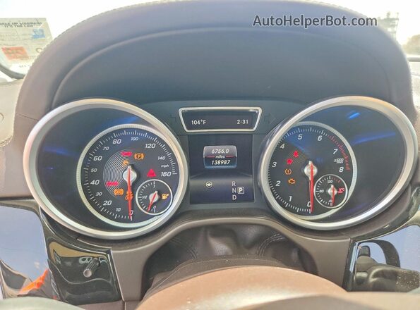 4JGDF7DE8HA774660 2017 MERCEDES-BENZ GLS White Սարքավորումների վահանակի տեսք