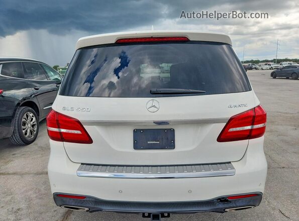 4JGDF7DE8HA774660 2017 MERCEDES-BENZ GLS White Հետևի տեսք