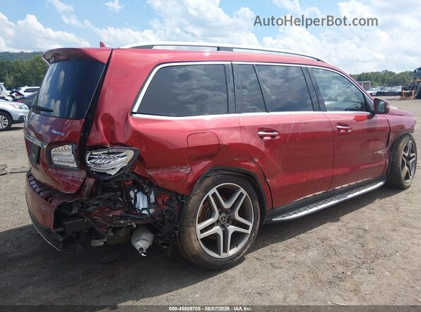4JGDF7DE8KB224358 2019 MERCEDES-BENZ GLS 550 Red Rear right