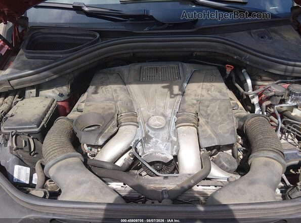 4JGDF7DE8KB224358 2019 MERCEDES-BENZ GLS 550 Red Rear view