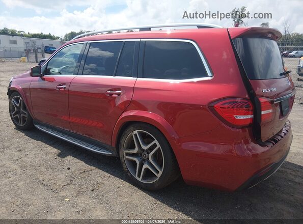4JGDF7DE8KB224358 2019 MERCEDES-BENZ GLS 550 Red Rear left