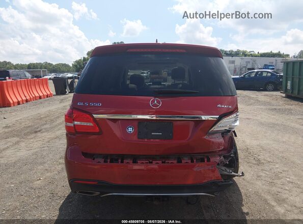 4JGDF7DE8KB224358 2019 MERCEDES-BENZ GLS 550 Red 