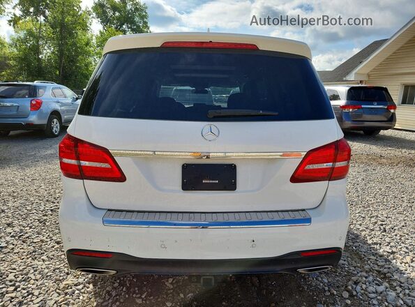 4JGDF7DE9JB137065 2018 MERCEDES-BENZ GLS White Widok z tyłu