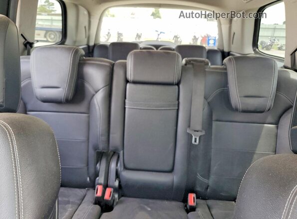 4JGDF7DEXGA699619 2016 MERCEDES-BENZ GL-CLASS Black Հետևի նստատեղերի տեսք
