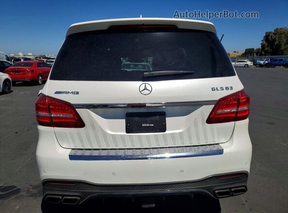 4JGDF7FE8HA805127 2017 MERCEDES-BENZ GLS White Հետևի տեսք