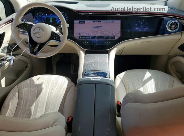 4JGDM4EB1PA014447 2023 MERCEDES-BENZ EQS White Вид панелі приладів