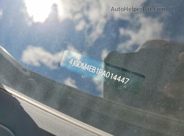 4JGDM4EB1PA014447 2023 MERCEDES-BENZ EQS White Вид наклейки з VIN-кодом