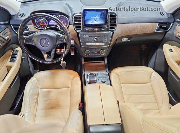 4JGED6EB0GA015783 2016 MERCEDES-BENZ GLE White Вид панелі приладів