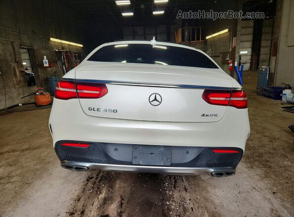 4JGED6EB0GA015783 2016 MERCEDES-BENZ GLE White Вид ззаду