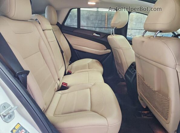 4JGED6EB0GA015783 2016 MERCEDES-BENZ GLE White Вид задньої частини салону