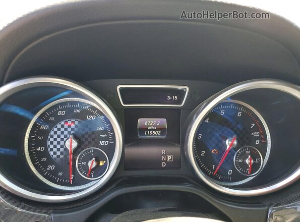 4JGED6EB0GA031739 2016 MERCEDES-BENZ GLE Blue Vista del cuadro de instrumentos