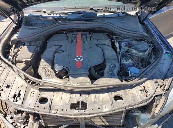 4JGED6EB0GA031739 2016 MERCEDES-BENZ GLE Blue Vista del compartimento del motor