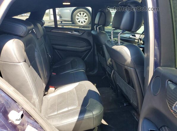4JGED6EB0GA031739 2016 MERCEDES-BENZ GLE Blue Vista interior trasera