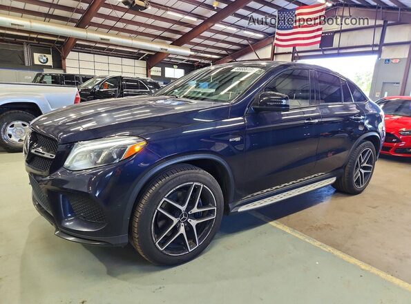 4JGED6EB0KA134832 2019 MERCEDES-BENZ GLE Синий Задняя левая четверть