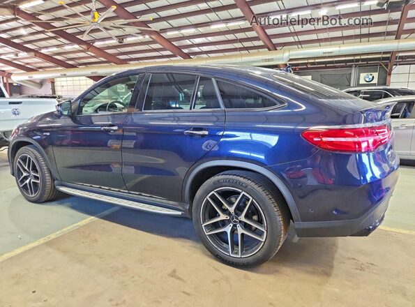 4JGED6EB0KA134832 2019 MERCEDES-BENZ GLE Синий Задняя правая четверть
