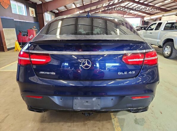 4JGED6EB0KA134832 2019 MERCEDES-BENZ GLE Синий Вид задней части салона