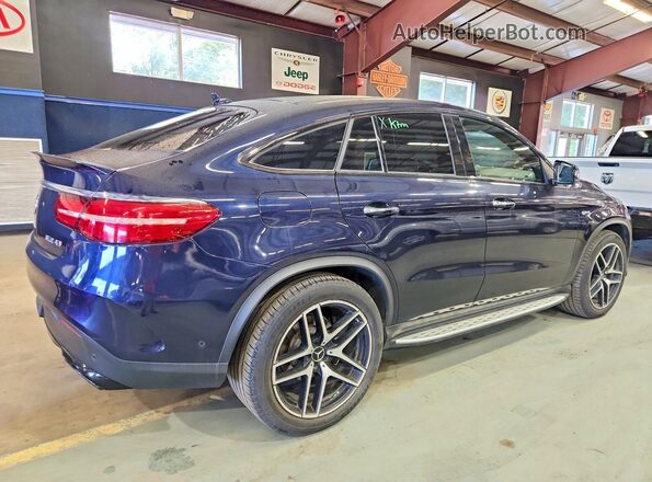 4JGED6EB0KA134832 2019 MERCEDES-BENZ GLE Синий Вид спереди
