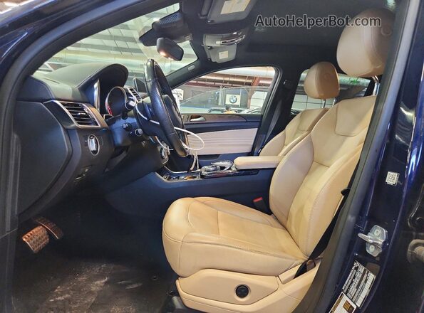 4JGED6EB0KA134832 2019 MERCEDES-BENZ GLE Синий Вид подкапотного пространства
