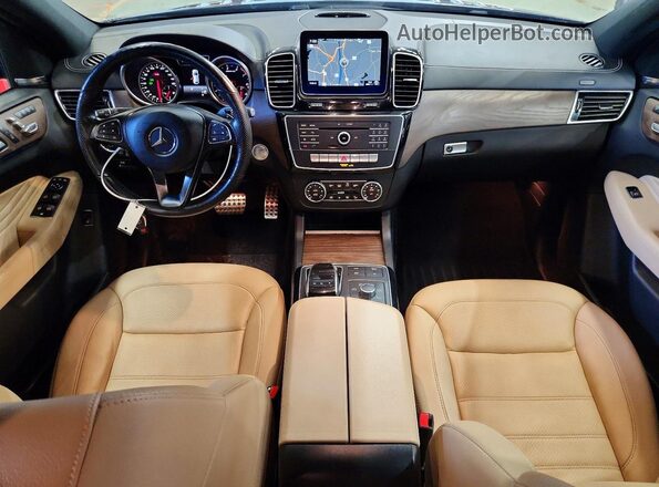 4JGED6EB0KA134832 2019 MERCEDES-BENZ GLE Синий Панорамный вид салона 360°