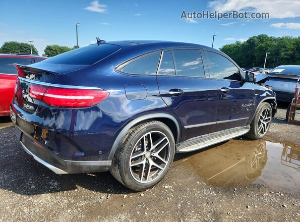 4JGED6EB1GA011533 2016 MERCEDES-BENZ GLE Blue Trasero derecho