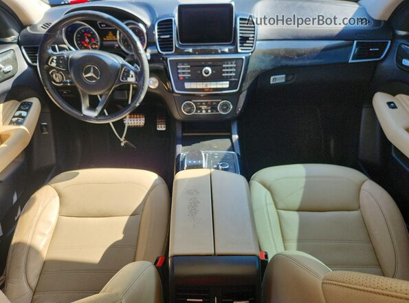4JGED6EB1GA011533 2016 MERCEDES-BENZ GLE Blue Vista del salpicadero