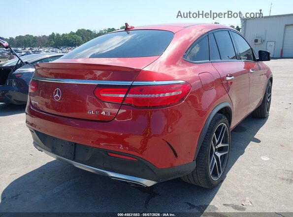 4JGED6EB1HA059941 2017 MERCEDES-BENZ AMG GLE 43 COUPE Red Tył prawy