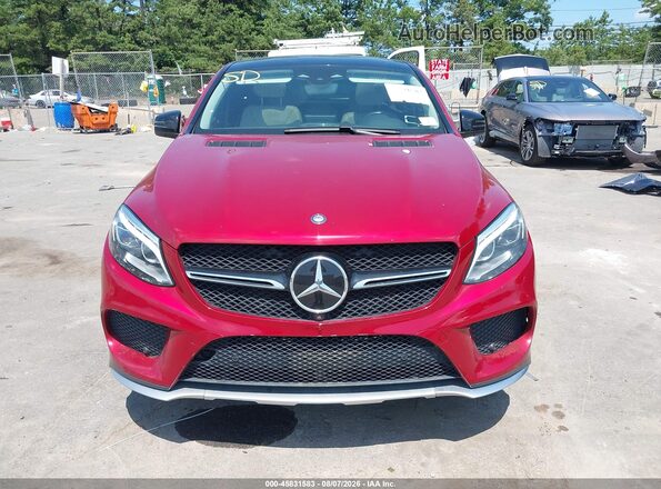 4JGED6EB1HA059941 2017 MERCEDES-BENZ AMG GLE 43 COUPE Red Widok zestawu wskaźników