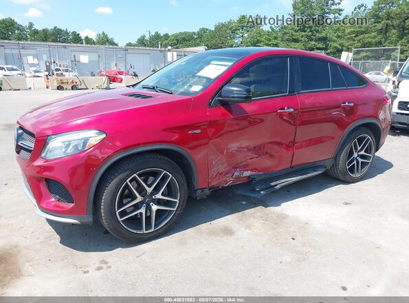 4JGED6EB1HA059941 2017 MERCEDES-BENZ AMG GLE 43 COUPE Red Widok z przodu