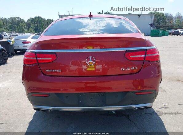 4JGED6EB1HA059941 2017 MERCEDES-BENZ AMG GLE 43 COUPE Red 