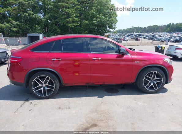 4JGED6EB1HA059941 2017 MERCEDES-BENZ AMG GLE 43 COUPE Red Widok wnętrza z tyłu